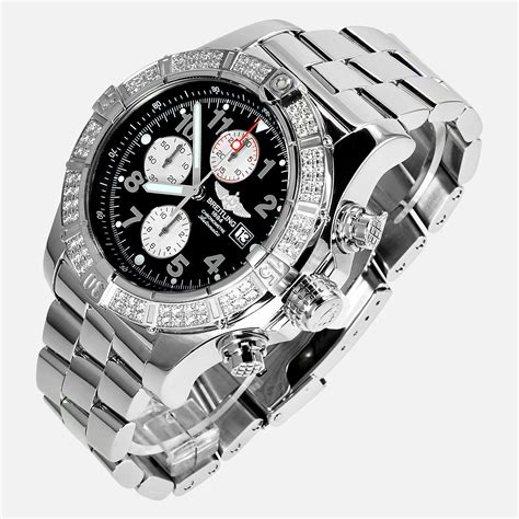 breitling super avenger diamond works|breitling super avenger diamond bezel.